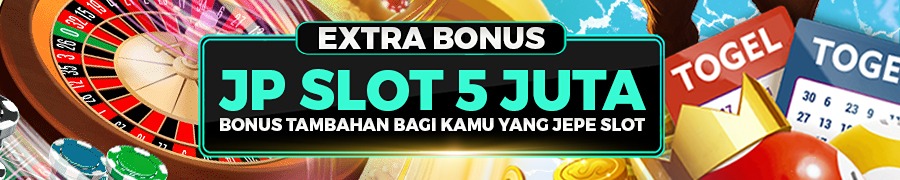 BONUS JP SLOT 5 JUTA