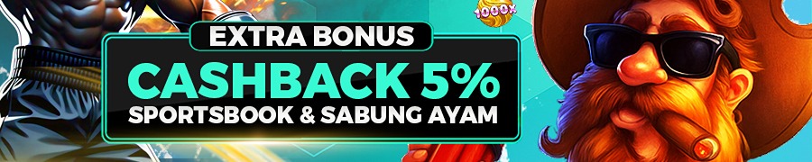 BONUS CASHBACK 5%